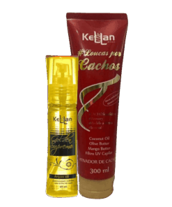 Kellan progressiva Kit Ativador de Cachos e Óleo de Argan da Kellan -
