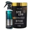 Kit Upgrade e Btox Kellan, com frasco e pote, para hidratação e redução de volume capilar