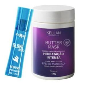 Dupla Perfeita Kellan - Máscara e Spray de Brilho