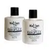Kit Kellaplex Force Forever protetor químico para cabelos, com dois frascos brancos